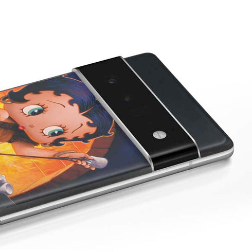 Betty Boop Roasting Marshmallows Google Pixel 6 Pro Skin
